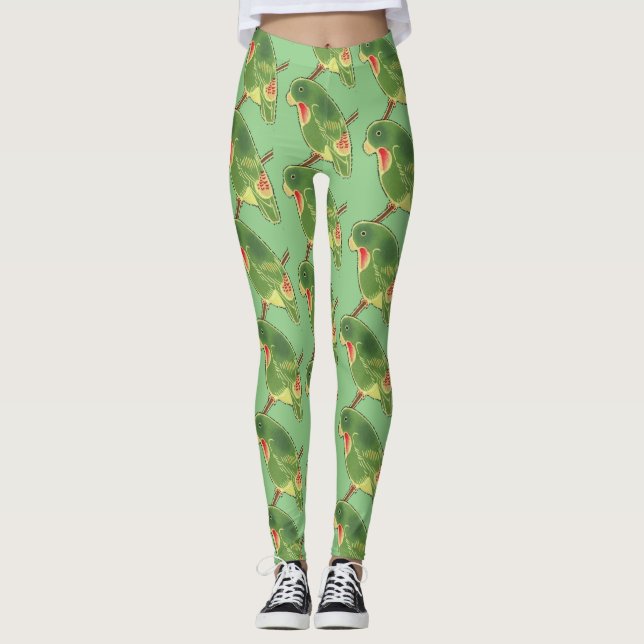 Legging Tropical Green Parakeet Thunder_Cove (Frente)