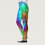 Legging Tropical Rainbow Starburst Trendy Tie Dye<br><div class="desc">Estas leggings apresentam um brilhante design de gravata psicodélica do arco-íris que lembra a contracultura hippie dos anos 60. Perfeito para ioga,  correndo,  trabalhando na academia,  ou apenas quando você quer vestir umas fotos sexy bonitinhas. As cores incluem tons de laranja,  verde,  azul,  verde e magenta.</div>