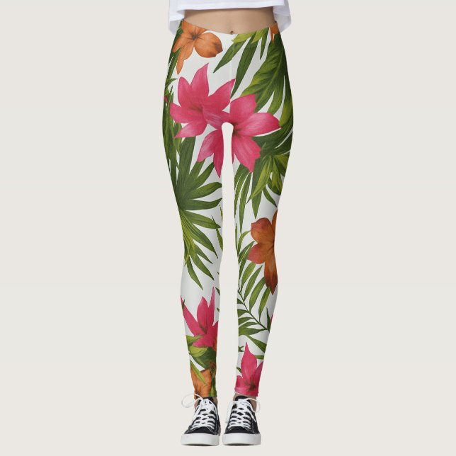 Legging Tropical Vibrante design  (Frente)