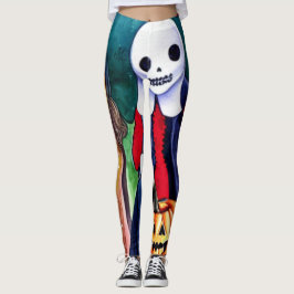 Legging Truque ou Tratadores de Halloween
