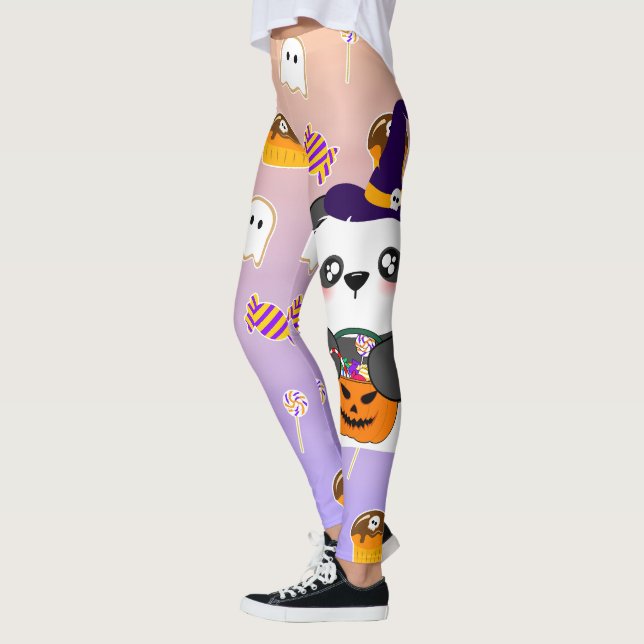 Legging Truque ou Tratamento de Bebê Bonito (Esquerda)