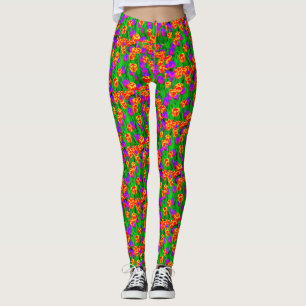 Legging Tulipas de néon