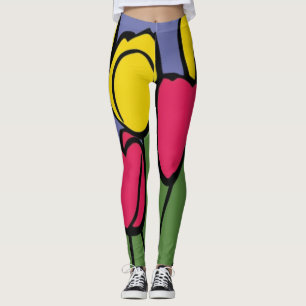 Legging Tulipas de primavera