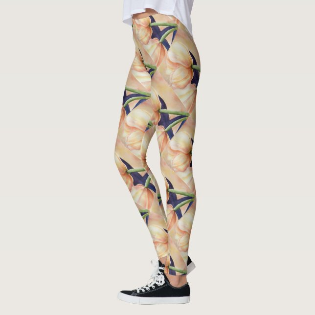 LEGGING TULIPS DE LARANJA AMARELO | LEGISLAÇÕES FLORÍVEIS (Esquerda)