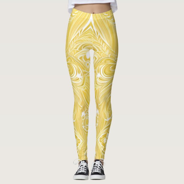 Legging turbilhões de ouros (Frente)