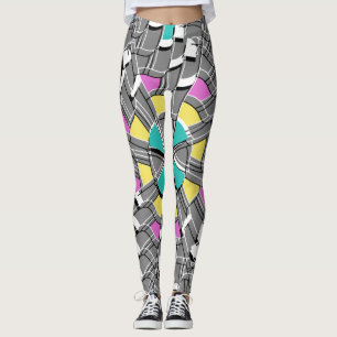 Legging Turquoise Swirl -