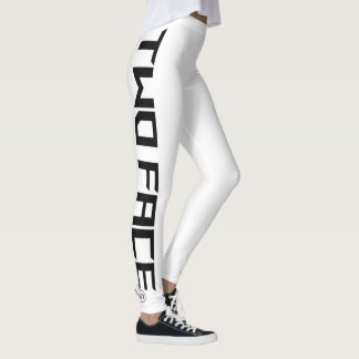 Legging TWO FACE white＃001