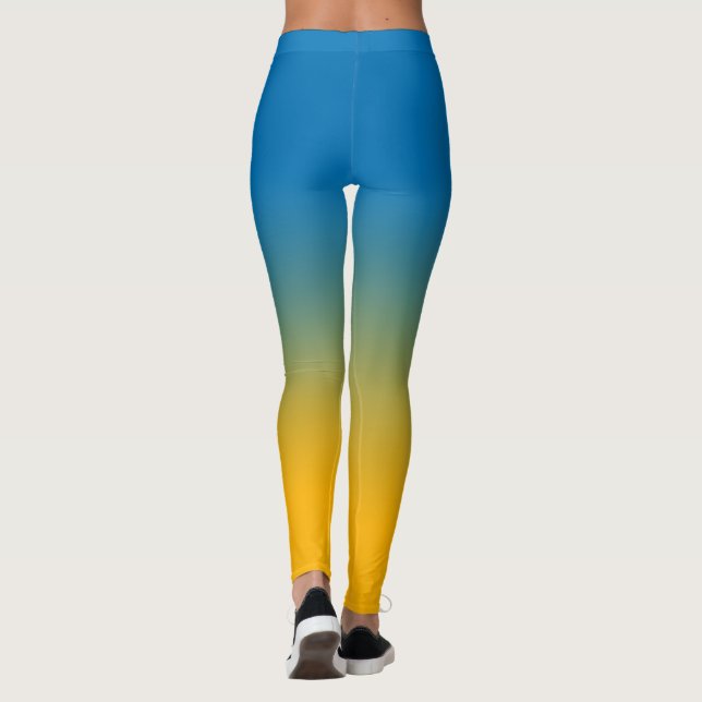 Legging Ucrânia, cores da liberdade (Verso)
