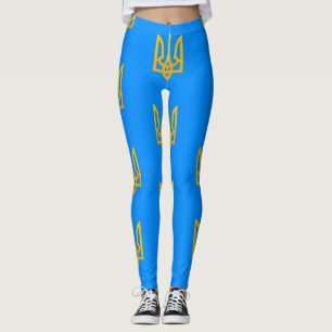 Legging Ucrânia Volodymyr Ucraniano Excelente Bandeira Tr