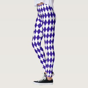 Legging Ultramarine Blue Harlequin