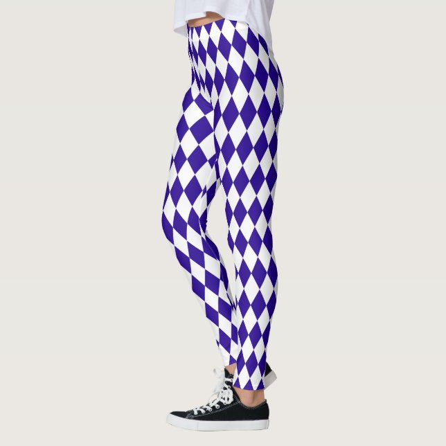 Legging Ultramarine Blue Harlequin (Esquerda)