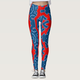 Legging Um abstrato de vintage "Ratti_Creative_Arts" Leggi