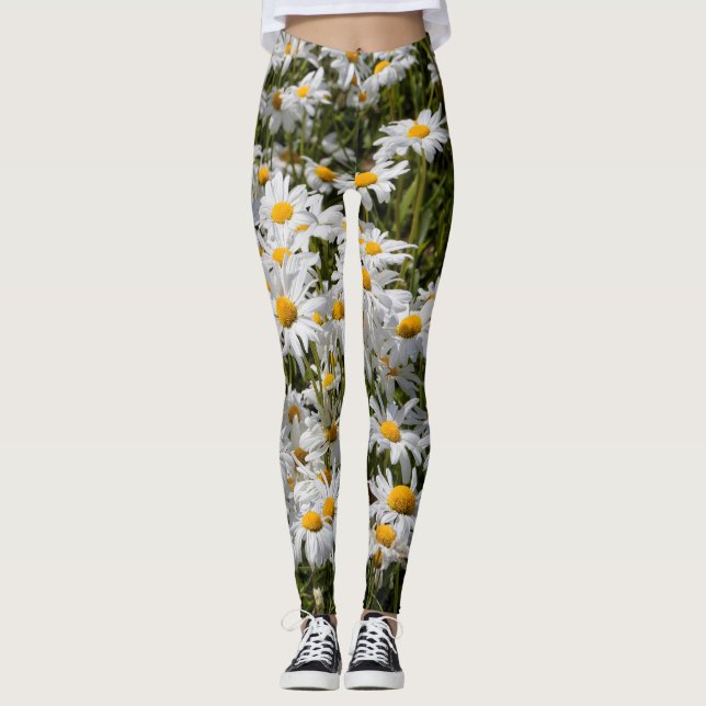 Legging Um Campo de Margaridas (Frente)
