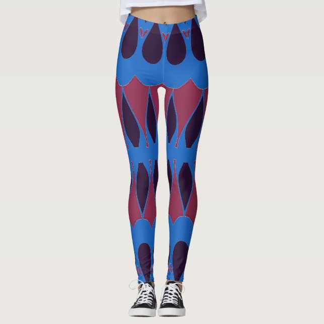 Legging Um clássico de multicor vibrante "Ratti_Creative_A (Frente)