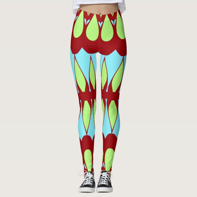Legging Um clássico de multicor vibrante "Ratti_Creative_A (Frente)