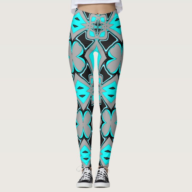 Legging Um clássico de multicor vibrante "Ratti_Creative_A (Frente)