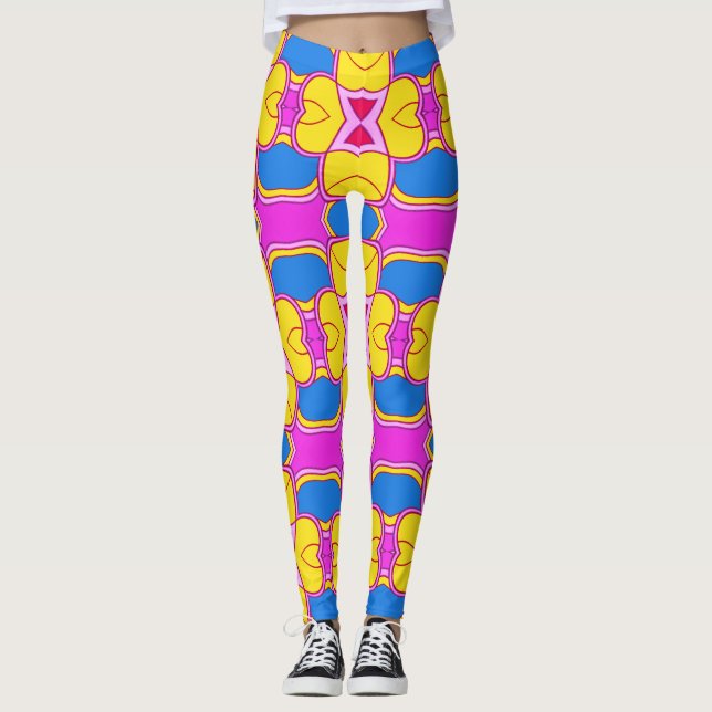 Legging Um clássico vibrante multicolorido "Ratti_Creative (Frente)