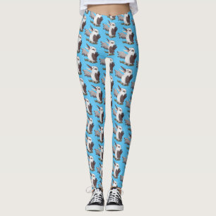 Legging Um desenho animado e engraçado