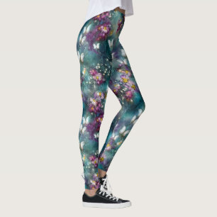 Legging Um Design 11 da Série Borboleta Mística