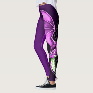 Legging Um dragão roxo