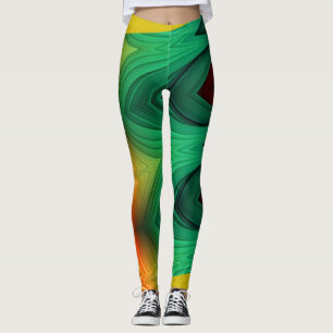 Legging Um lindo e único estampado multicolorido "Ratti_Cr