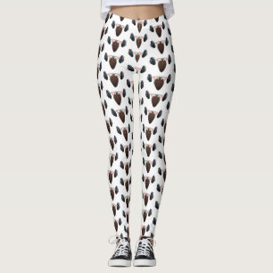 Legging Um mexilhão engraçado trabalhando na ilustração de