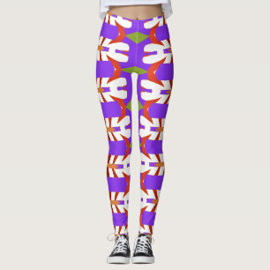 Legging Um padrão colorido "Ratti_Creative_Arts" L