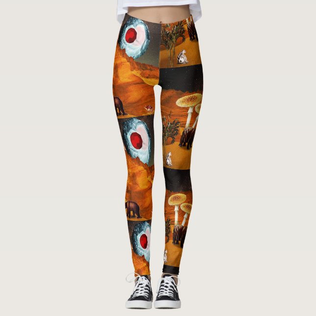 Legging Um planeta verde e respirador (Frente)