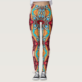 Legging Um "Ratti_Creative_Arts" colorido exclusivo