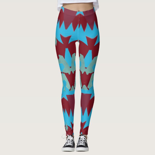 Legging Um "Ratti_Creative_Arts" perfeito para multicores  (Frente)