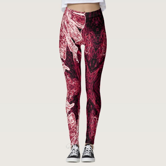Legging Um Toque de Vermelho 2 (Frente)