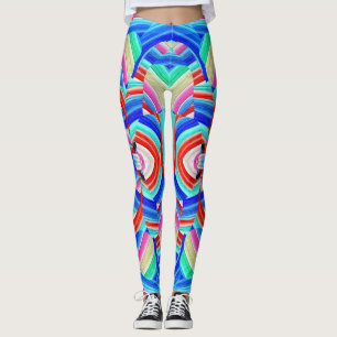 Legging Um único e fofo "Ratti_Creative_Arts" Le multicolo