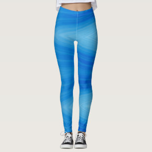 Legging Uma cor azul vibrante "Ratti_Creative_Arts"