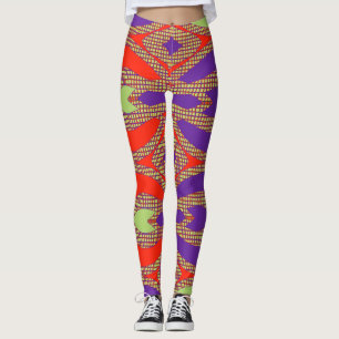 Legging Uma cor múltipla exclusiva "Ratti_Creative_Arts"