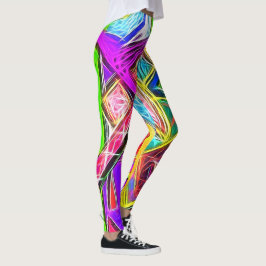 Legging Uma estrela é nascida com pés do relâmpago