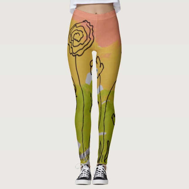 Legging Uma Flor Grande (Frente)
