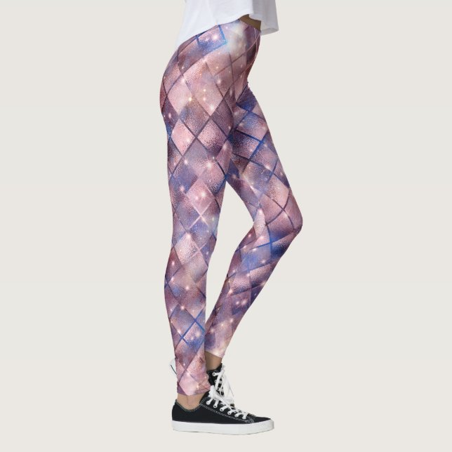 Legging Uma Galáxia Reluzente Série Design 4  (Direita)
