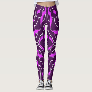 Legging Uma multicor vibrante "Ratti_Creative_Arts"