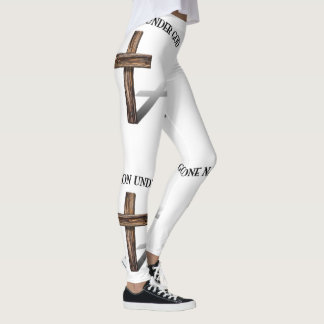 Legging Uma Nação Sob Deus Com Cruz