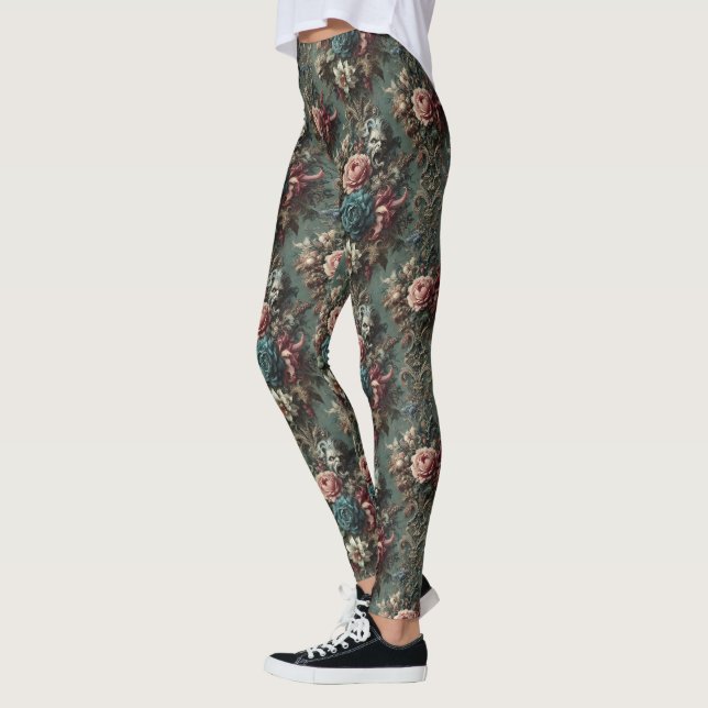 Legging Uma sujeira descontrolada - Vitoriano gótico (Esquerda)