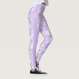 Legging Ume | padrão de ameixa tradicional japonesa em KIM