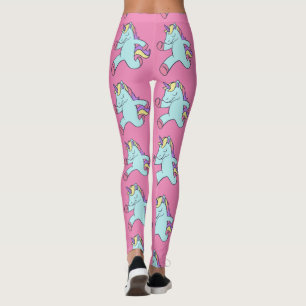 Legging Unicórnio azul que funciona Thunder_Cove