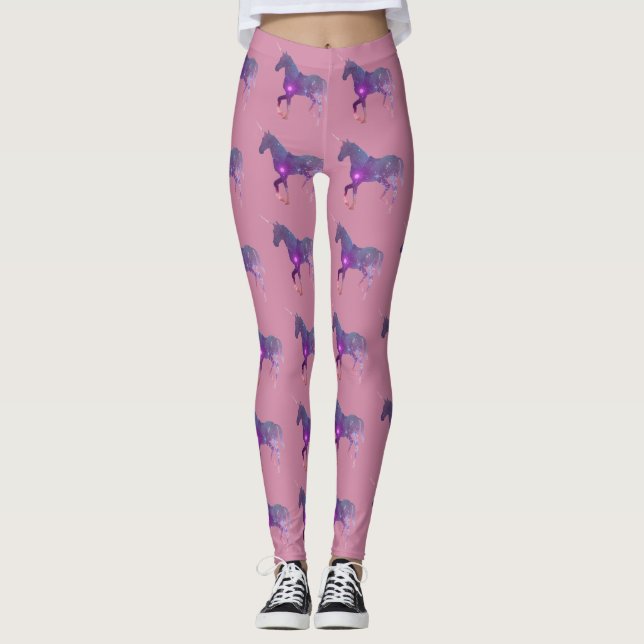LEGGING UNICÓRNIO ROXO (Frente)