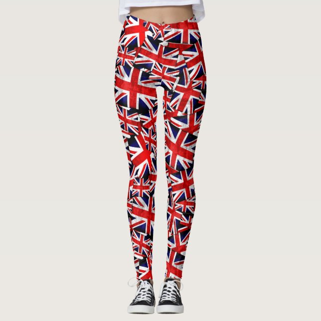 Legging Union Jack British England Flag Reino Unido (Frente)
