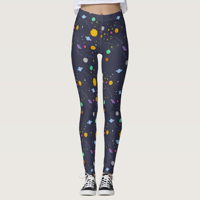 Legging Universo, espaço, leggins da fantasia para (Frente)