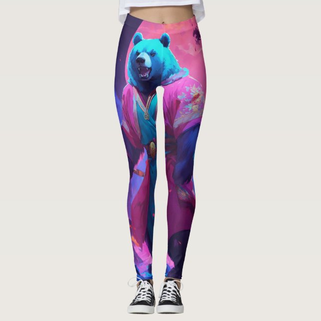 Legging Urso Polar Majestoso (Frente)