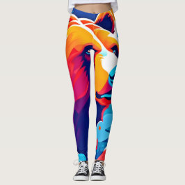Legging Urso Vibrante, Cena Ligada