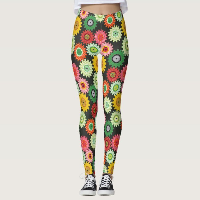 Legging Ursos com Padrões (Frente)