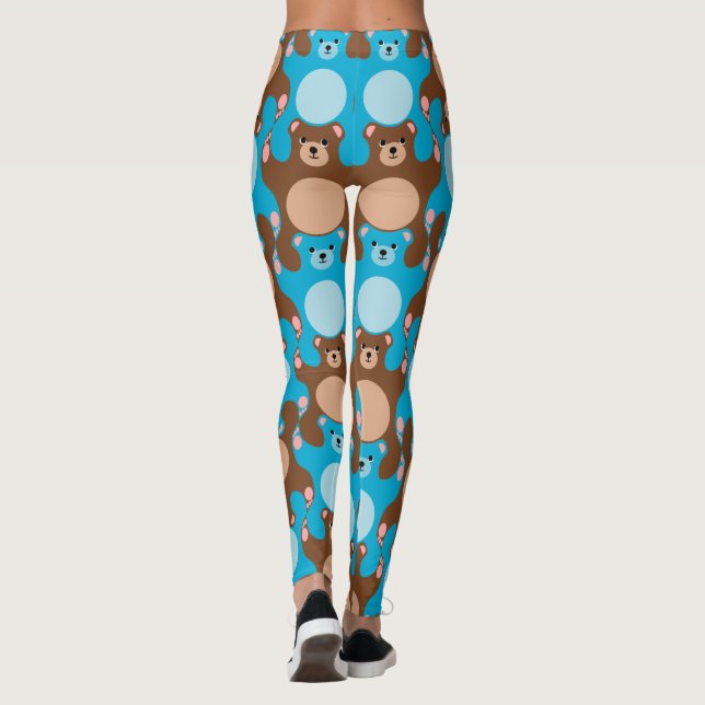 Legging Ursos de Teddy Personalizados Leggens de lágrimas  (Verso)