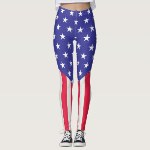 Legging USA Stars & Strips American Flag Light & Firework